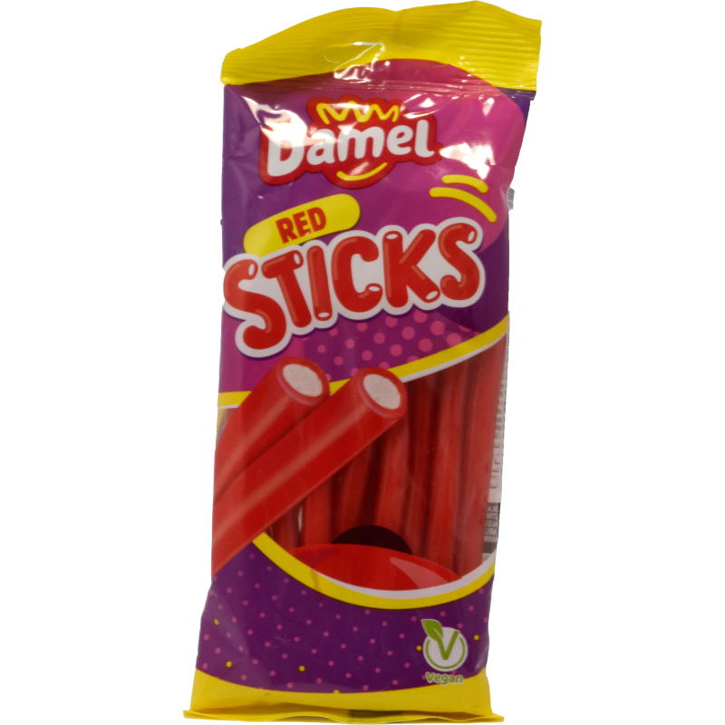 - Damel - Red Sticks Vruchten Gom 90Gr