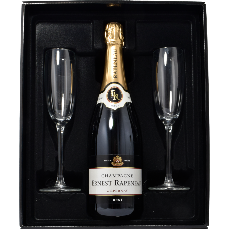 - Ernest Rapeneau Brut Giftset + 2 Gls