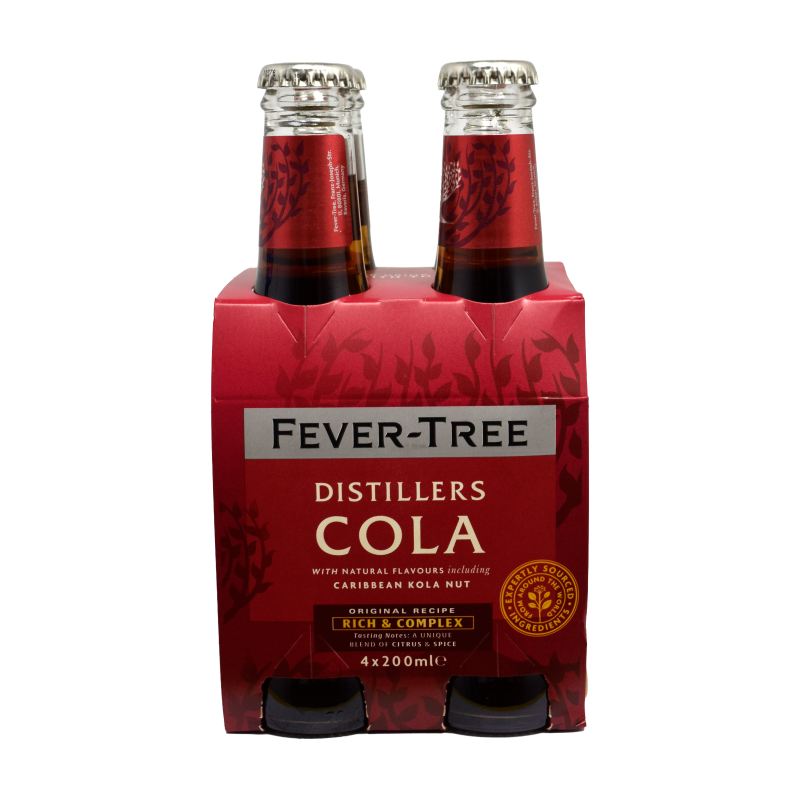 - FeverTree - Distillers Cola 4x200ml