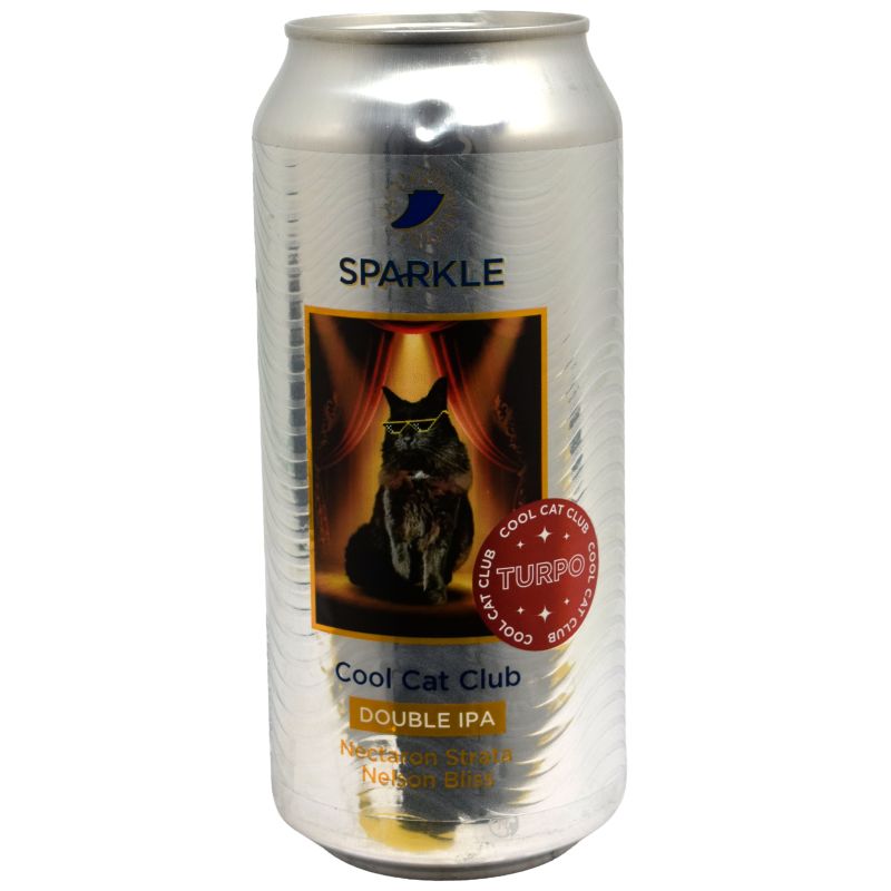 - Sparkle - Cool Cat Club Turpo DIPA 8% Blik 440ml