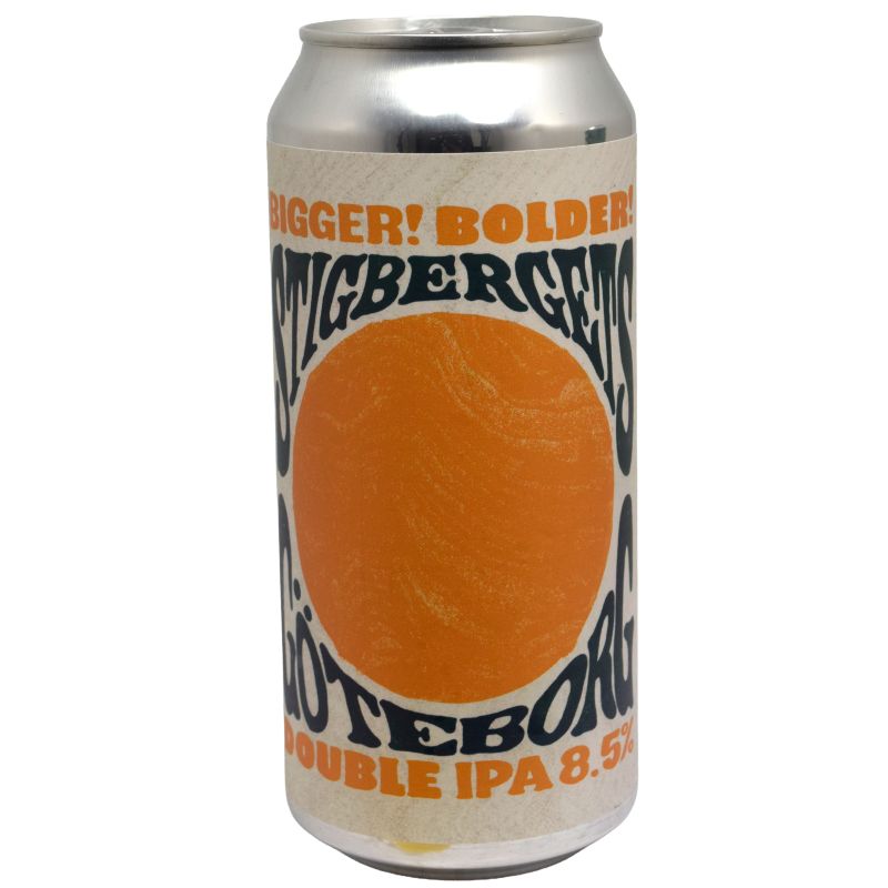 - Stigbergets - Bigger! Bolder! DIPA Blik 440ml 8.5%