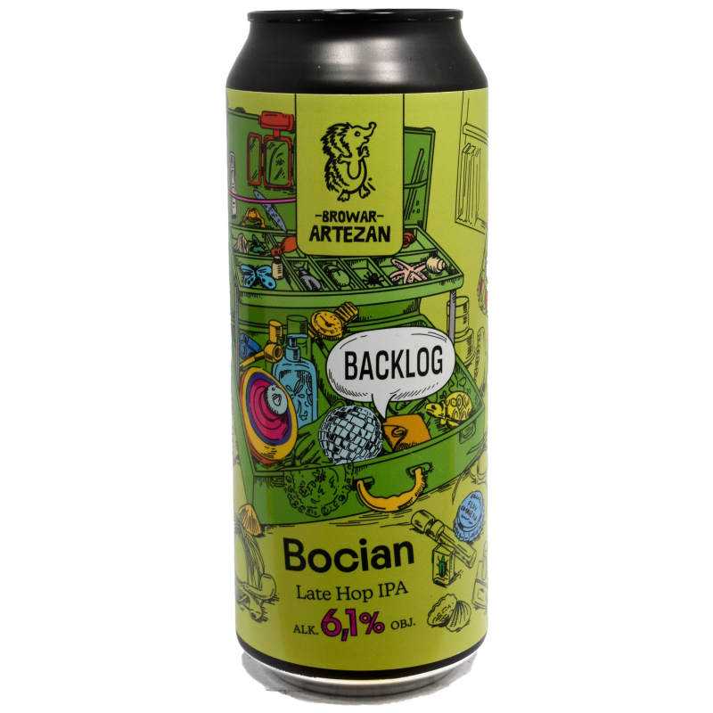 - Browar Artezan - Blackog;Bocian Ipa 6.1 % 500 Ml