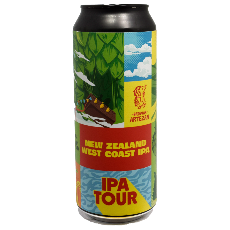 - Browar Artezan - Ipa Tour New Zealand West Coast 6% 500 Ml