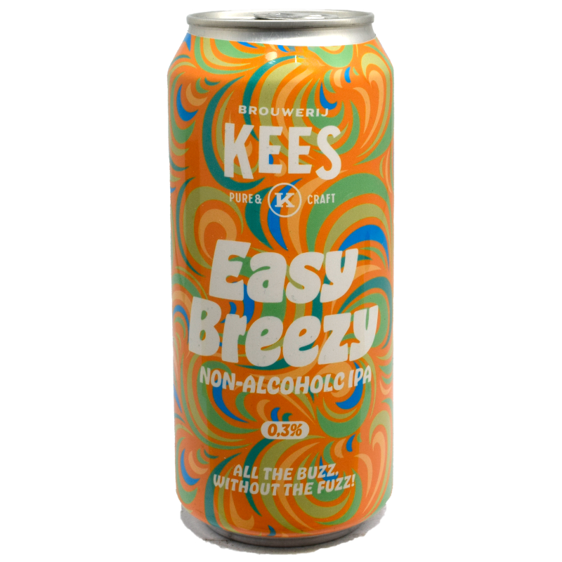 - Kees - Easy Breezy Non Alcoholic IPA 0.3 % Alc 440 ML