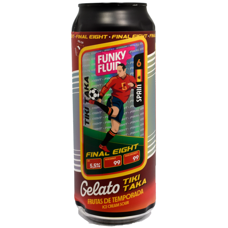 - Funky Fluid - Gelato Tiki Taka Ice Cream Sour Frutas De Temporada Blik 500ml 5.5%