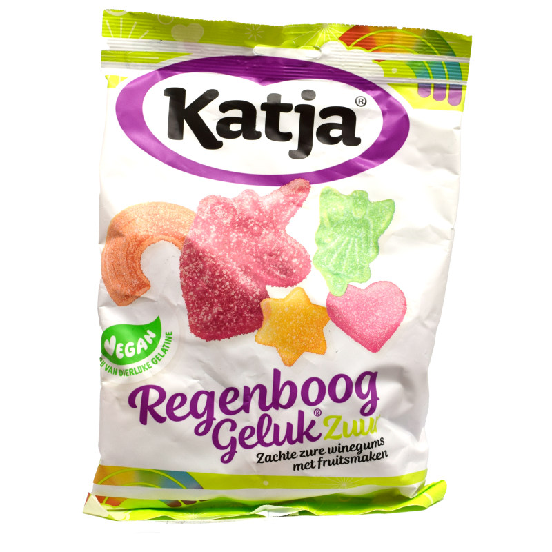 - Katja - Regenboog Geluk Zure Winegums 250gr