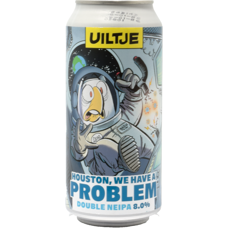- Uiltje - Houston We Have A Problem NEDIPA 8% Blik 440ml