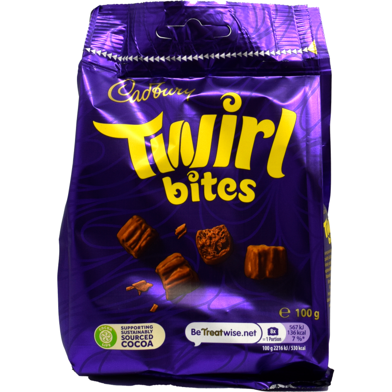 - Cadbury - Twirl Bites Bag 100gr