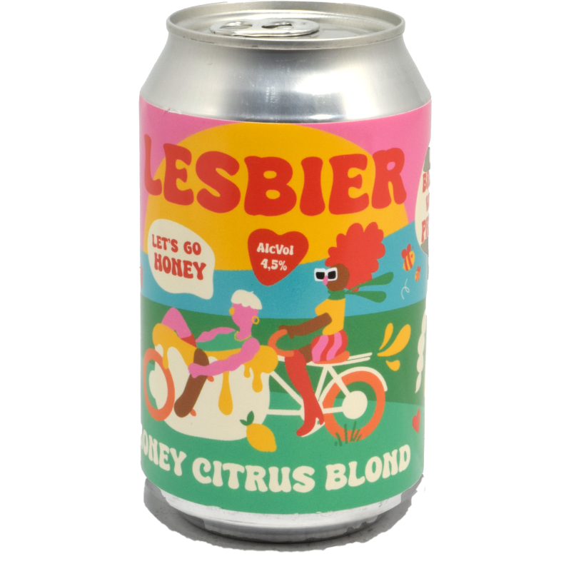 - Queer Beer - Lesbier Honey Citrus Blond 5,3% Blik
