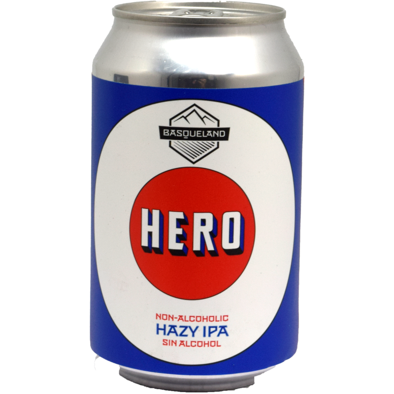 - Basqueland - Hero Alcoholfree Hazy IPA Blik 0.5% 330ml