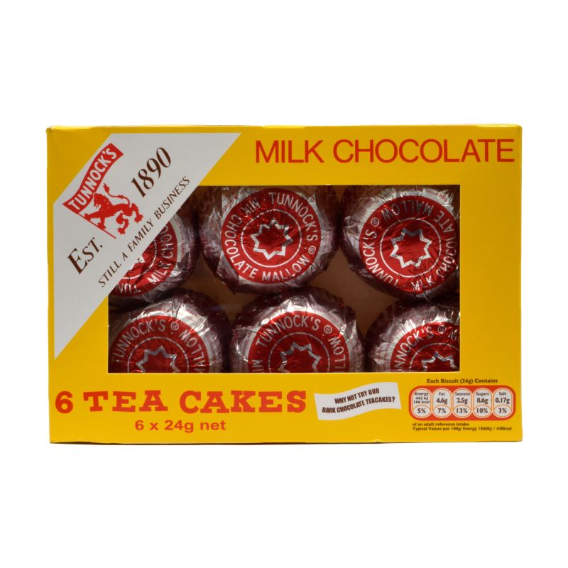 - Tunnock''s - 6 Tea Cakes Milk Choc