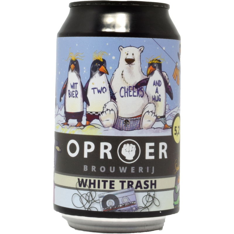 - Oproer - White Trash Witbier 5,2% Blik 33cl