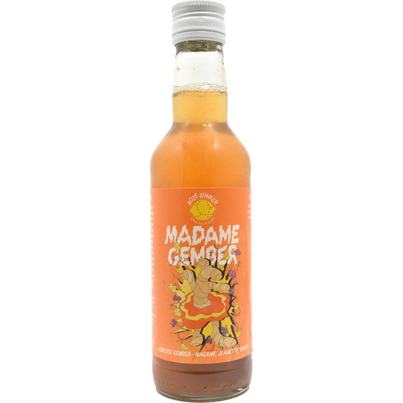- Roze Bunker - Madame Gember Siroop 350ml