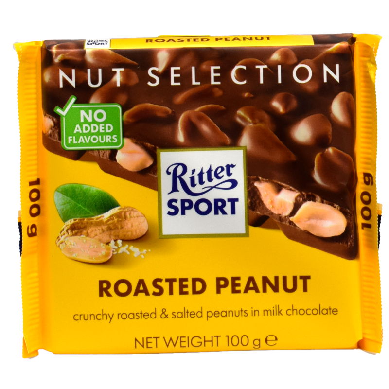 - Ritter Sport- Roasted Peanuts 100gr