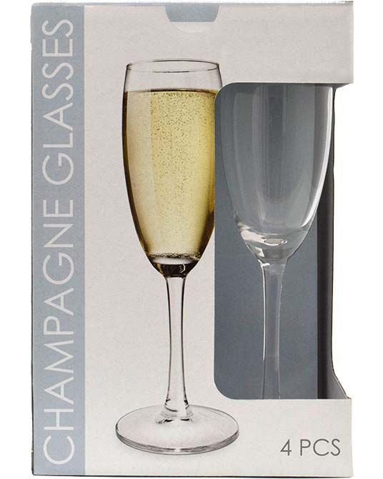 - Glass Collection Champagne Glas 4x18cl