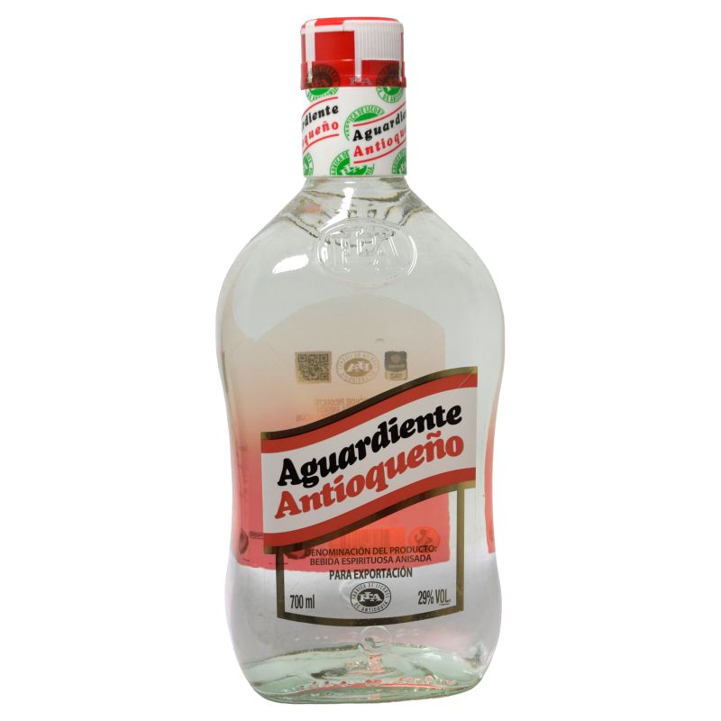 - Aguardiente Antiqueno Red 70cl 29%