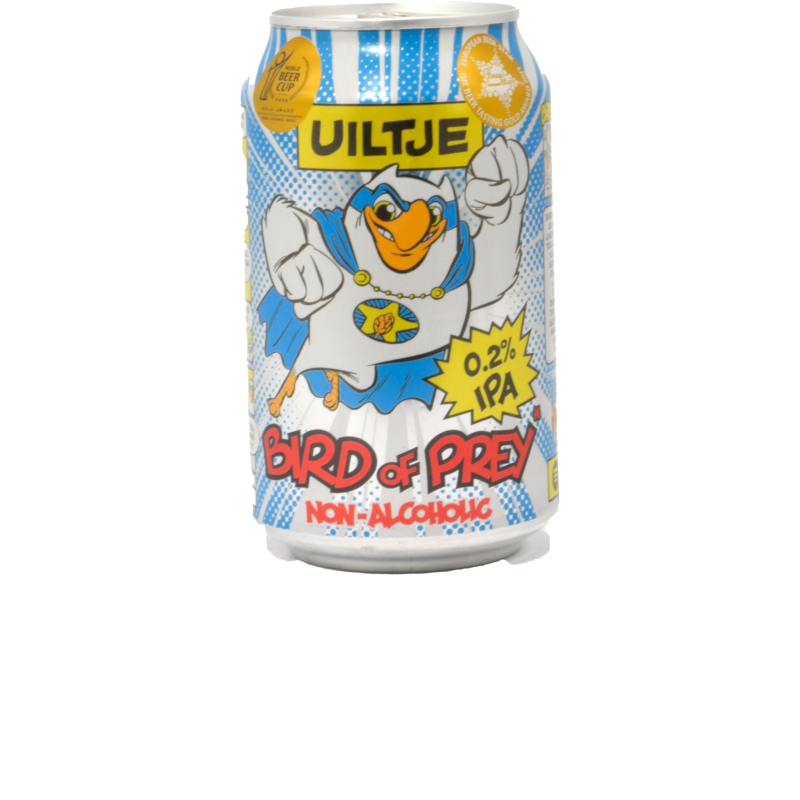 - Uiltje - Bird Of Prey 0.2% IPA Blik 330ml