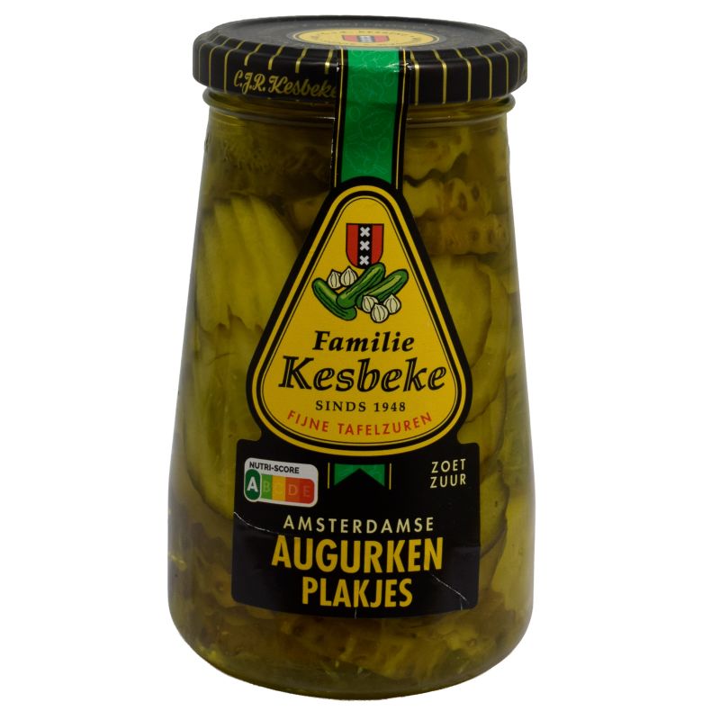 - Kesbeke - Augurken Plakjes 370ml
