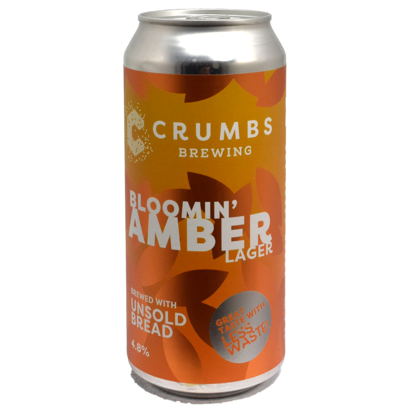 - Crumbs Brewing - Bloomin'' Amber Laager 4.8% Blik 440ml