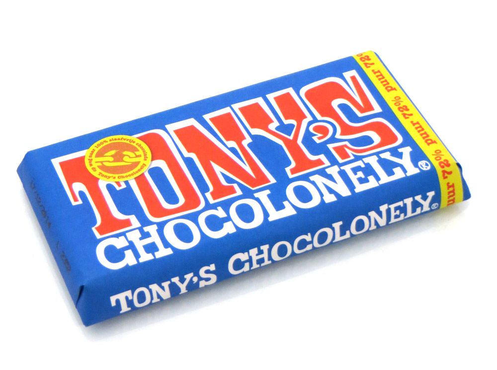 - Tony Chocolonely - Puur 70% 180 gr chocolade reep