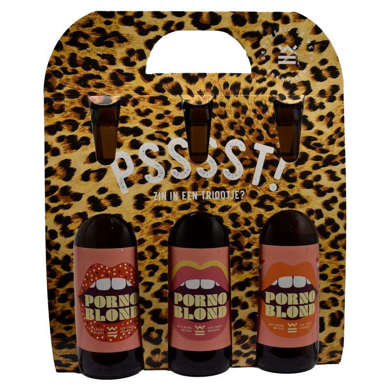 - De Werf - PSSSST! Zin in Een Triootje Porno Blond 3x330ml