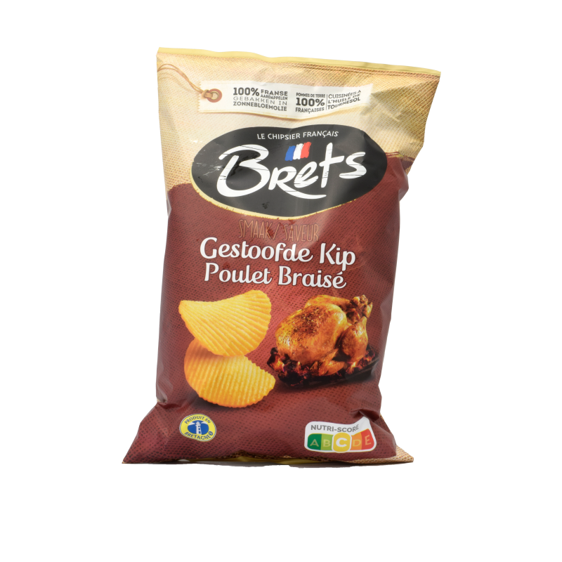 - Brets - Gestoofde Kip Chips 125g