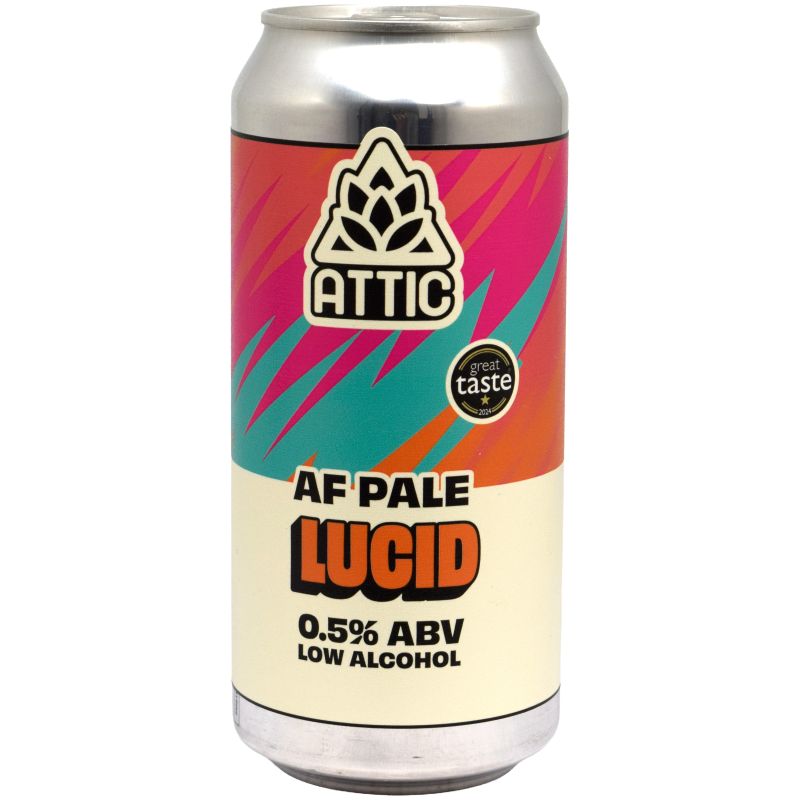 - Attic - Lucid Af Pale 0.5 % Low Alc 440 Ml