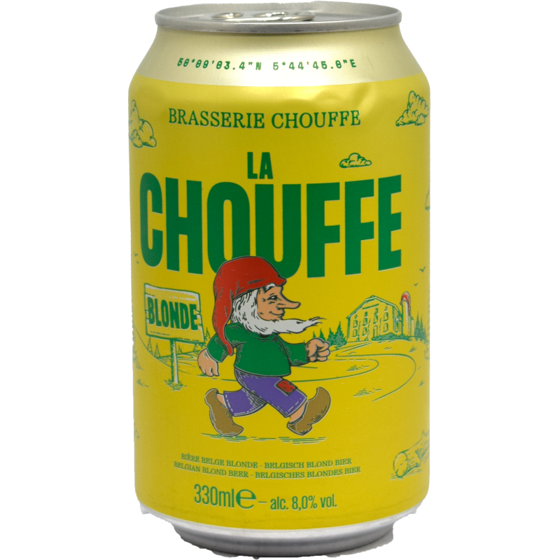 - La Chouffe - Blond 8% 33cl Blik
