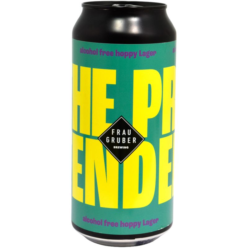 - Frau Gruber - The Pretender 0,5% Lager Blik 440ml