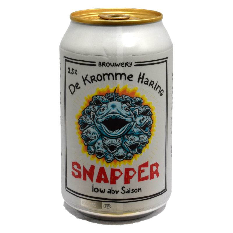 - De Kromme Haring - Snapper Low ABV Saison Blik 330ml 25%