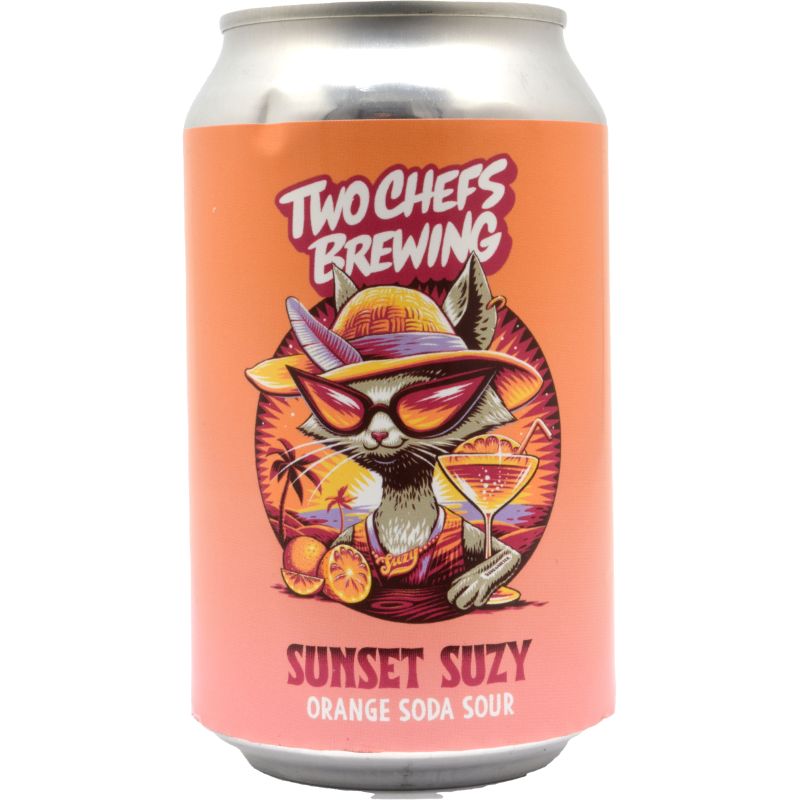 - Two Chefs - Sunset Suzy Orange Soda Sour Blik 330ml