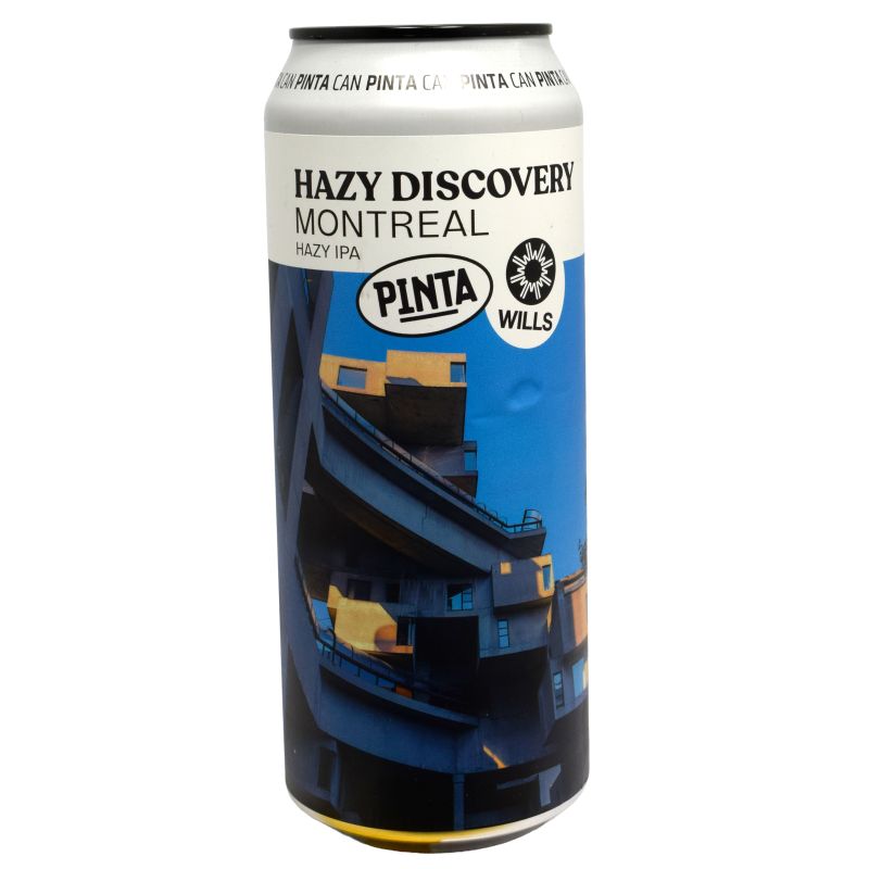 - Pinta Hazy Discovery - Montreal Hazy IPA Blik 500ml 6.5%