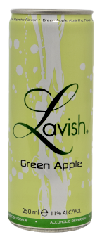 - Lavish - Green Apple Absinth Flavour Blik 250ml 11%