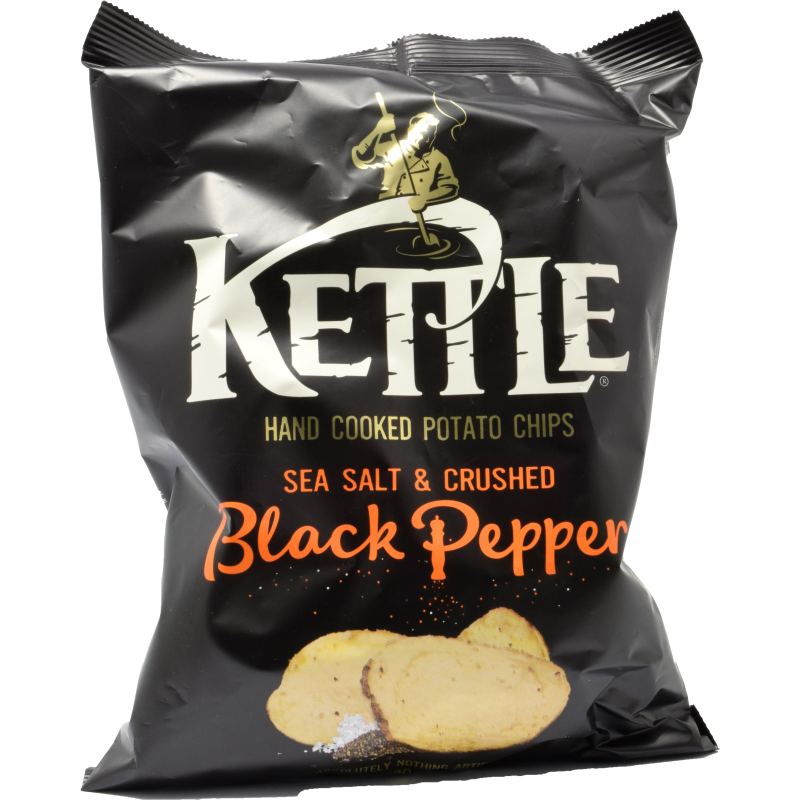 - Kettle - Sea Salt & Black Pepper Chips 130g