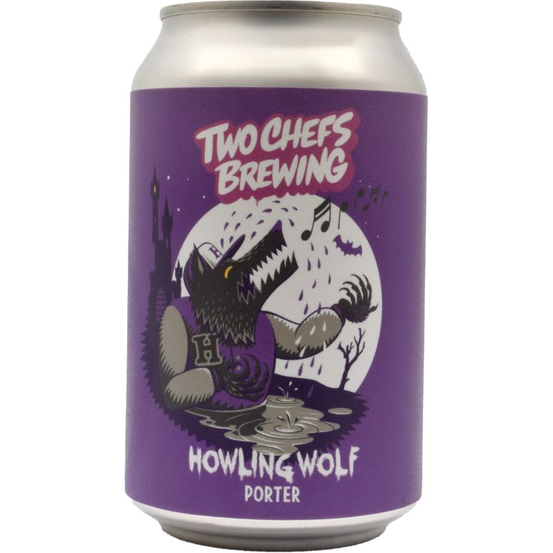 - Two Chefs Howling Wolf Porter 6% Blik 330ml