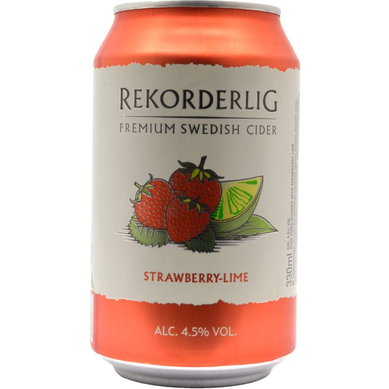 - Rekorderlig - Strawberry Lime Cider 330ml