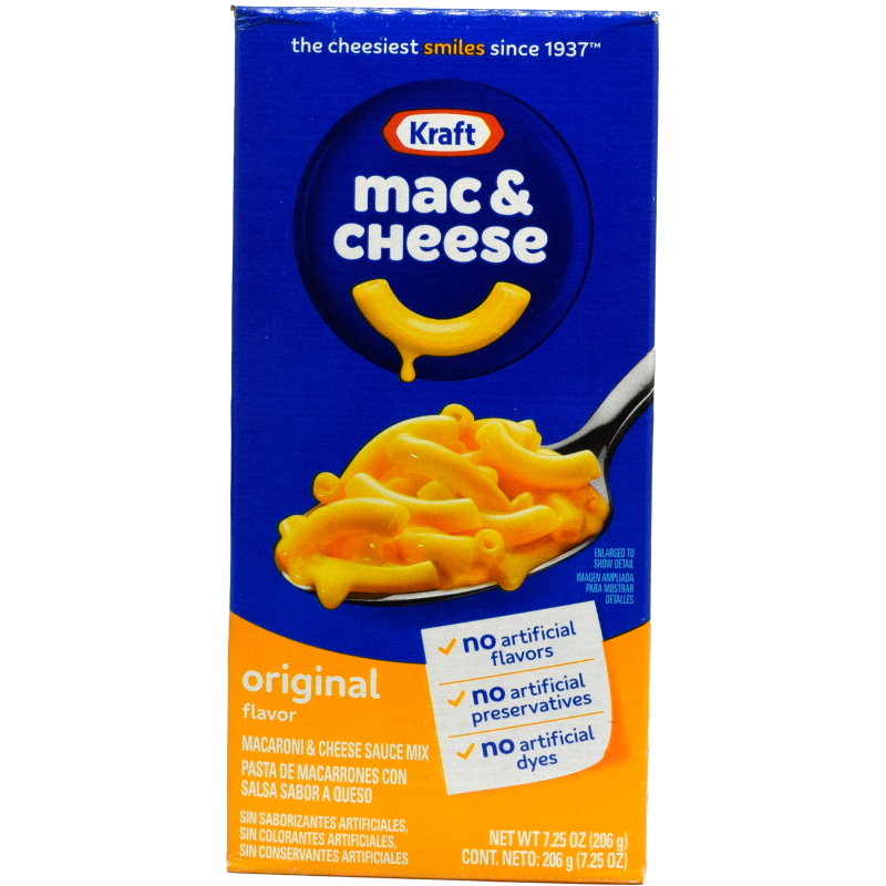 - Kraft - Macaroni & Cheese 206gr