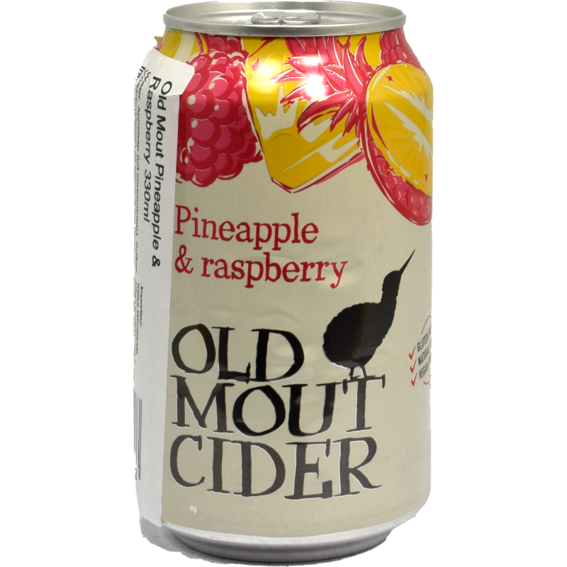 - Old Mout Cider - Pineapple & Raspberry Blik 330ml