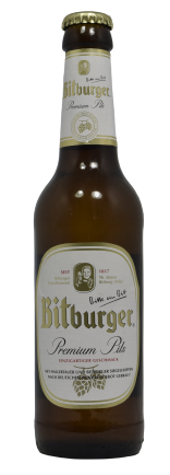 - Bitburger - Premium Pils 330ml .8%