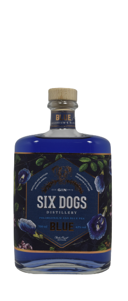 - Six dogs - Blue Gin 70cl