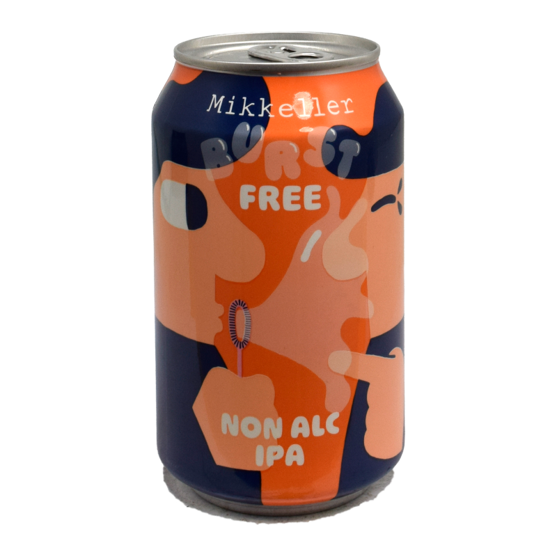 - Mikkeller - Burst Free Non Alcoholic IPA Blik 330ml 0.3%