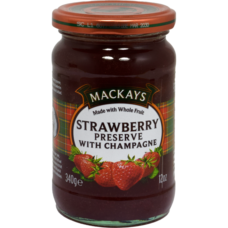 - Mackays - Strawberry Presrve With Champagne