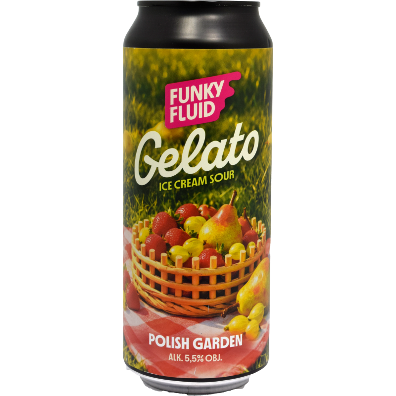 - Funky Fluid - Gelato Ice Cream Sour Polish Garden Blik 500ml 5.5%