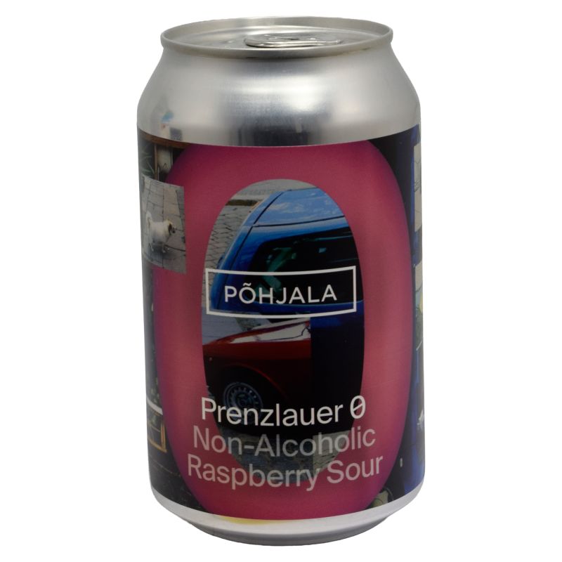 - Pohjala - Prenzlauer 0 Non Alcoholic Raspberry Sour Blik 330ml <0.5%