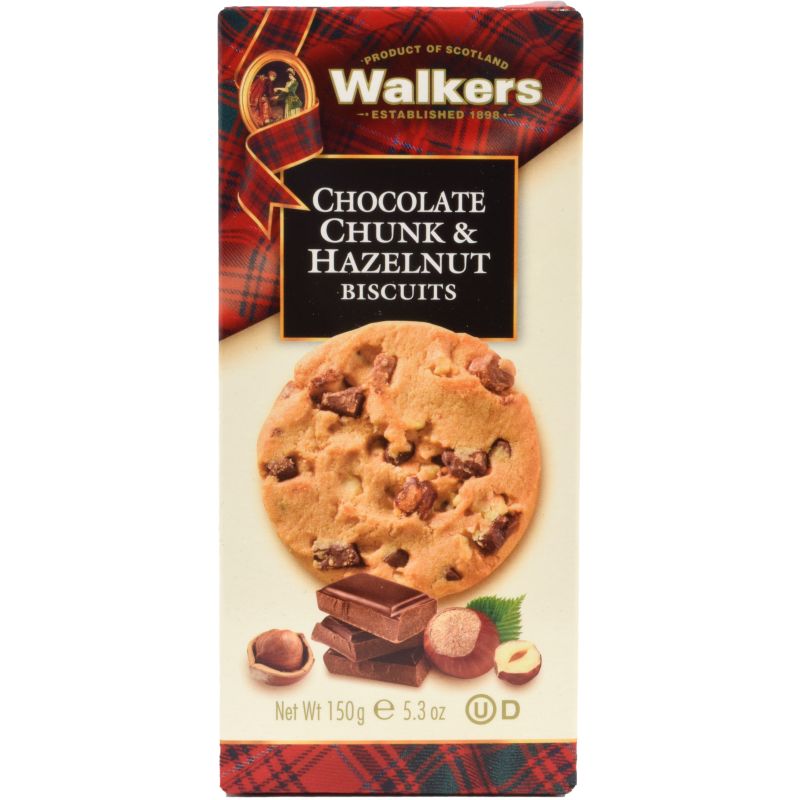 - Walkers - Chocolate Chunk & Hazelnut Biscuits 150gr