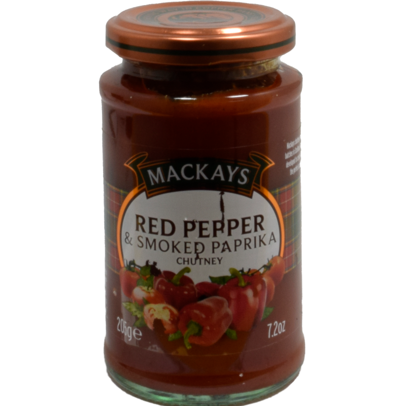 - Mackays - Red Pepper Smoked Paprika Chutney 205gr