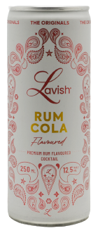 - Lavish - Rum Cola Flavoured Cocktail Blik 250ml 12.5%