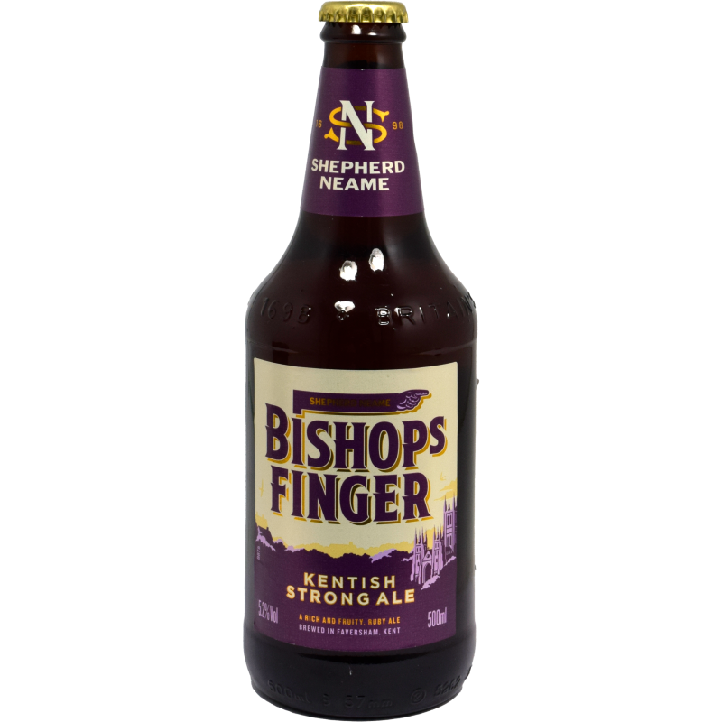- Shepherd Neame - Bishops Finger Kentish Strong Ale 5,2% 500ml
