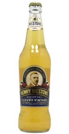 - Henry Westons - Medium Dry Cloudy Vintage Cider 500ml