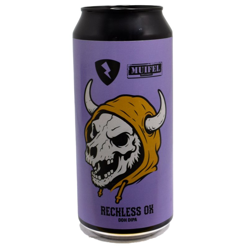 - Muifel Brouwerij- Reckless OX DDH DIPA Blik 440ml 8%